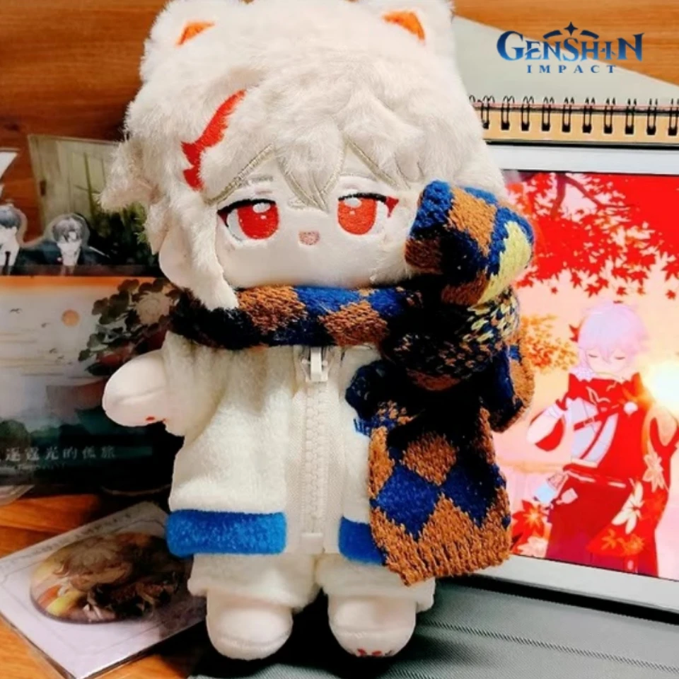 20cm Genshin Impact Wanye Cotton Doll Maple Wanyeman Game Peripheral Dharmapala Yecha Mandrill Cute Plush Toy Suit Change Gift