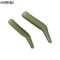 Hirisi 25Pcs Carp Fishing Hook Sleeve Hair Rig Line Aligner Sleeves Accessories Outdoor Freshwater Fishing Supplies AH202