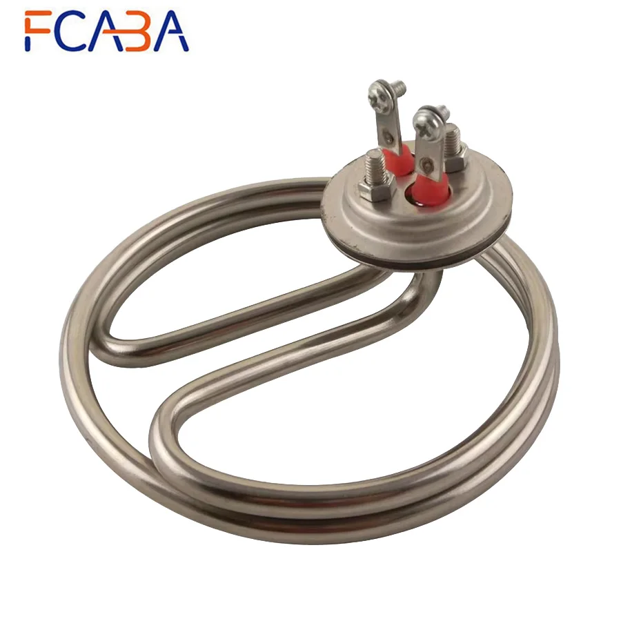 FCABA Round Shaped Stainless Steel Heating Tube Element  Electric Water Heater Pipe for Water Heating