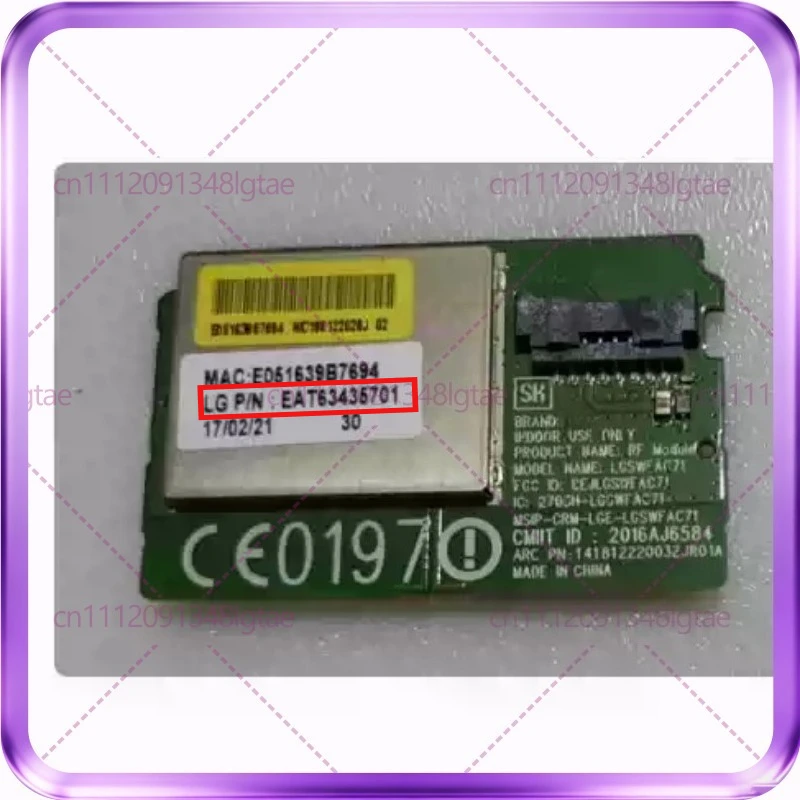 Used For wireless network interface card 2016AJ6584 EAT63435701
