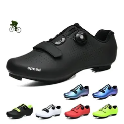 Nowe tenisówki rowerowe Mtb Road ze sportowym butem na rowerze Speed dla mężczyzn Kobiety Górskie wyścigi Płaskie SPD Zapatillas Ciclismo Mtb