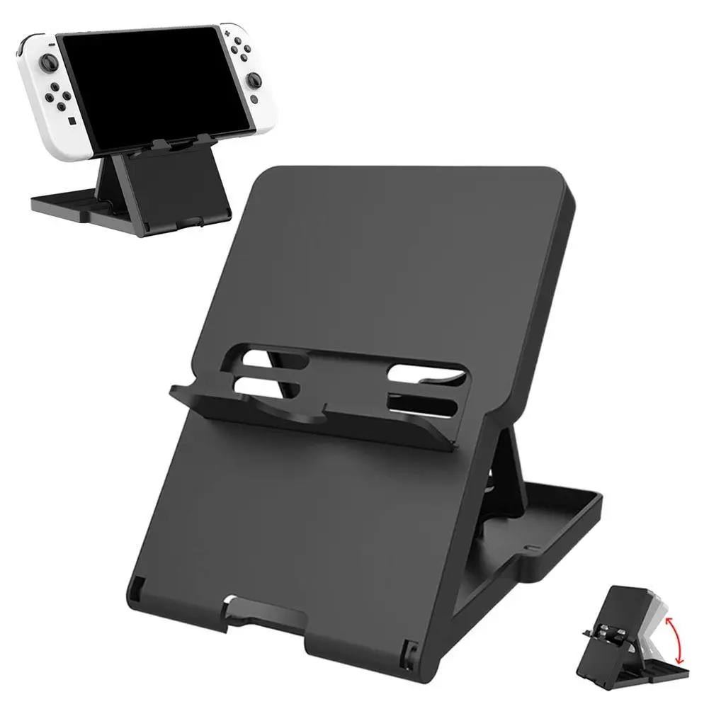 Premium Desk Stand for 1/2Mobie Phone Pad Switch 2 Game Console Foldable Holder Adjustable Views Tablet Phone Mount Stand