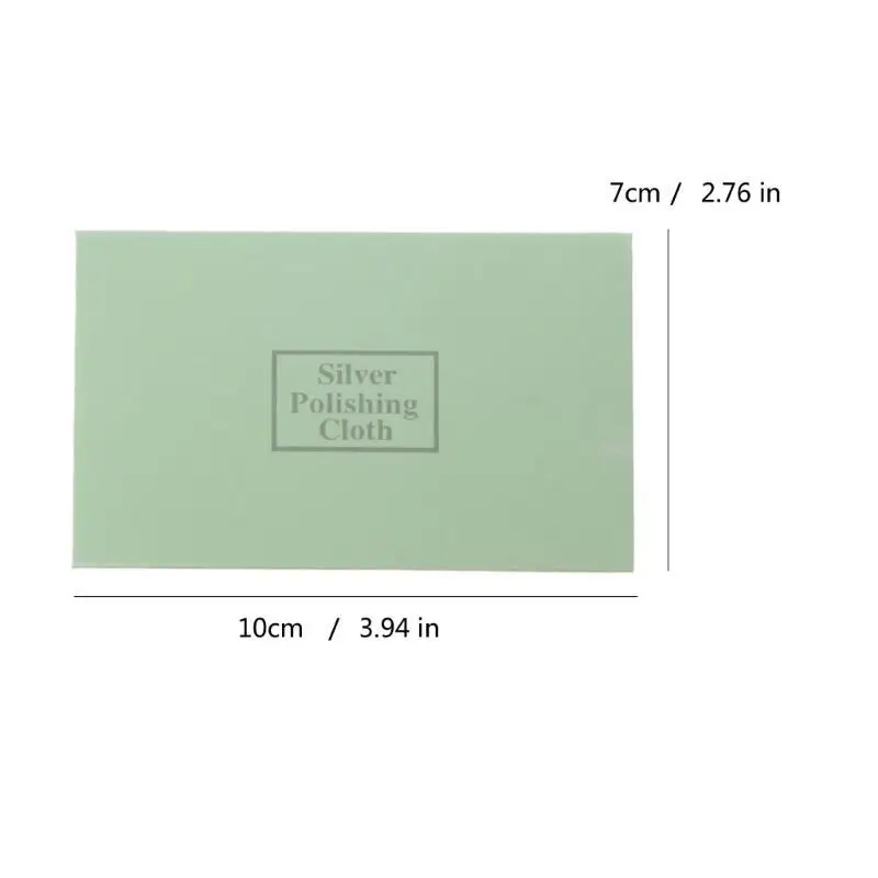 A52E 10x Cleaning Cleaning Cleant Cotton for Gold Silver Jewelry Watch Non Saxic Tarnish Remover Cleaner Cloth #6