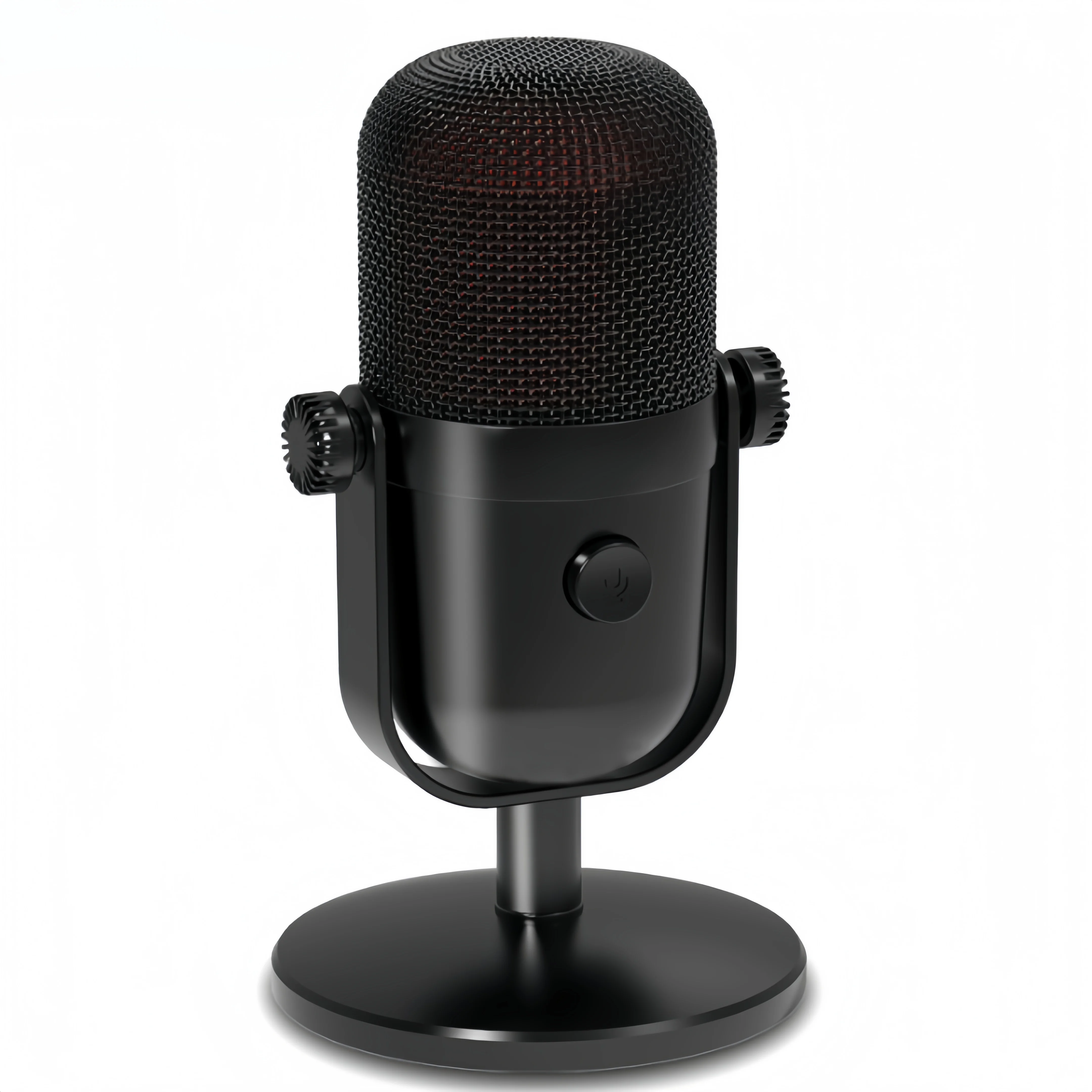 USB Kondensatormikrofon Set mit RGB Licht Streaming Aufnahme Podcast Studio PC