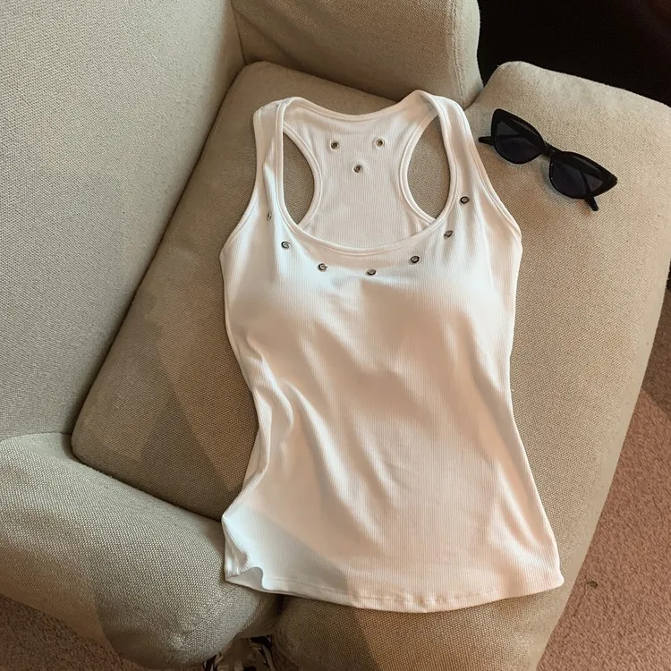 

Женская спортивная куртка-жилет из высококачественного металла с заклепками, модель U-Ne Bal, рабочая одежда, производство Гуанчжоу, Thirteenth Fac