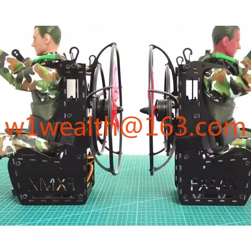 

RC model, remote control like a real powered paraglider