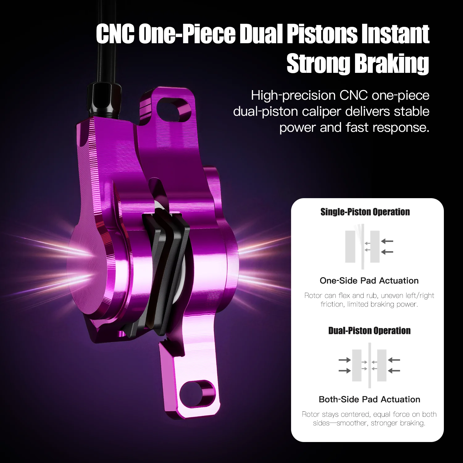 Dual-Picstone Discke Mountain Bracycle