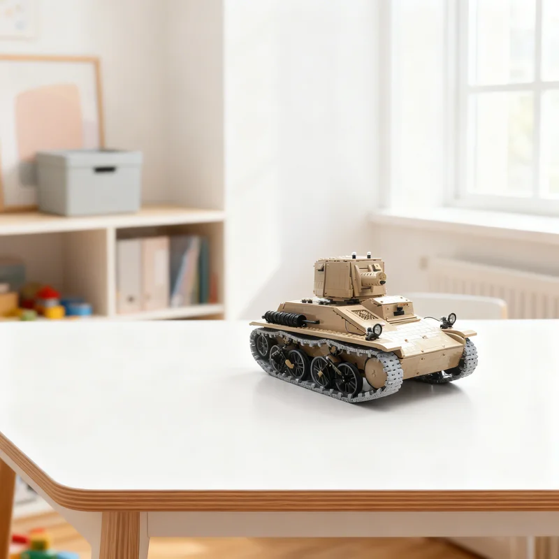 

4837 деталей MOC Легкий танк Vickers M1936, техническая модель, конструктор, креативный подарок, DIY, декор для демонстрации, премиум-класс для взрослых и детей, настольный декор