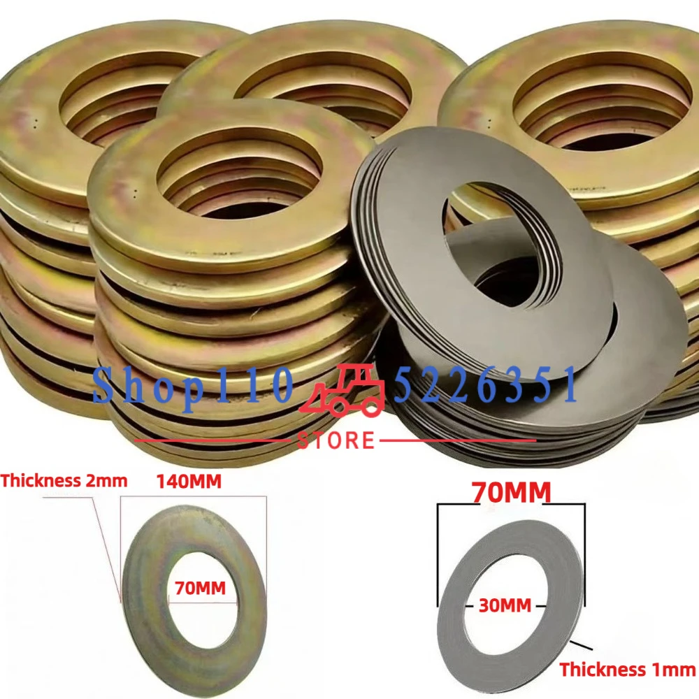 10pcs/lot Excavator Bucket Shaft Bucket Pin Thin Steel Sheet Iron Shims spacer Metal Wear-resistant Thickened Shaft Washer