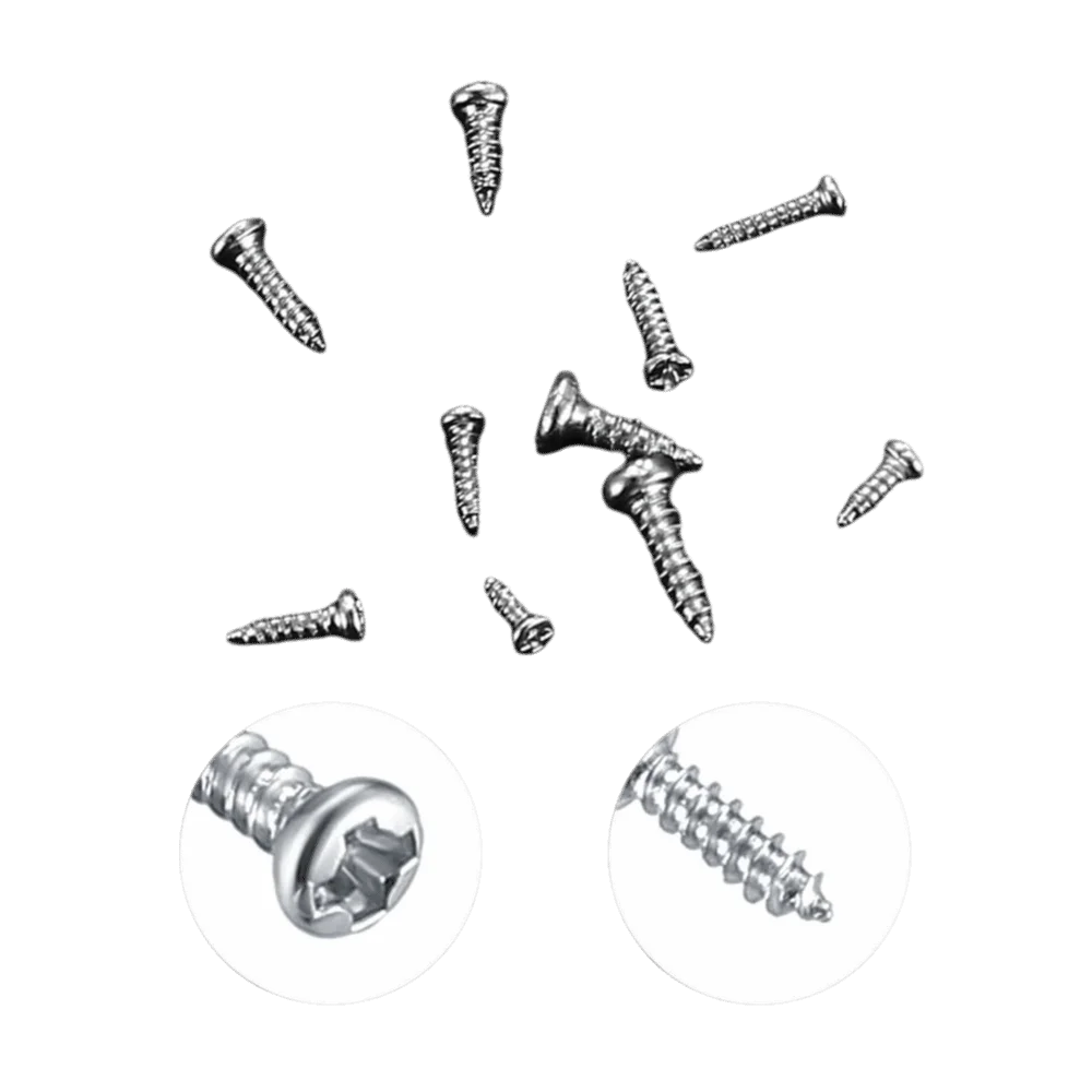 1200pcs Small Self Tapping Screws Mini Rust Prevention Repair Screws Phillips Head Wear-resistant Electronic Screws