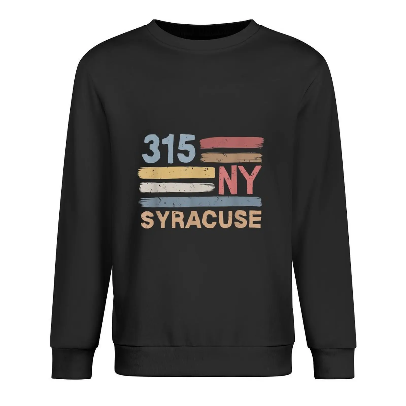 

Retro Syracuse Area Code 315 Residents State New York Pullover men's autumn clothes men's winter sweater anime sweatshirt