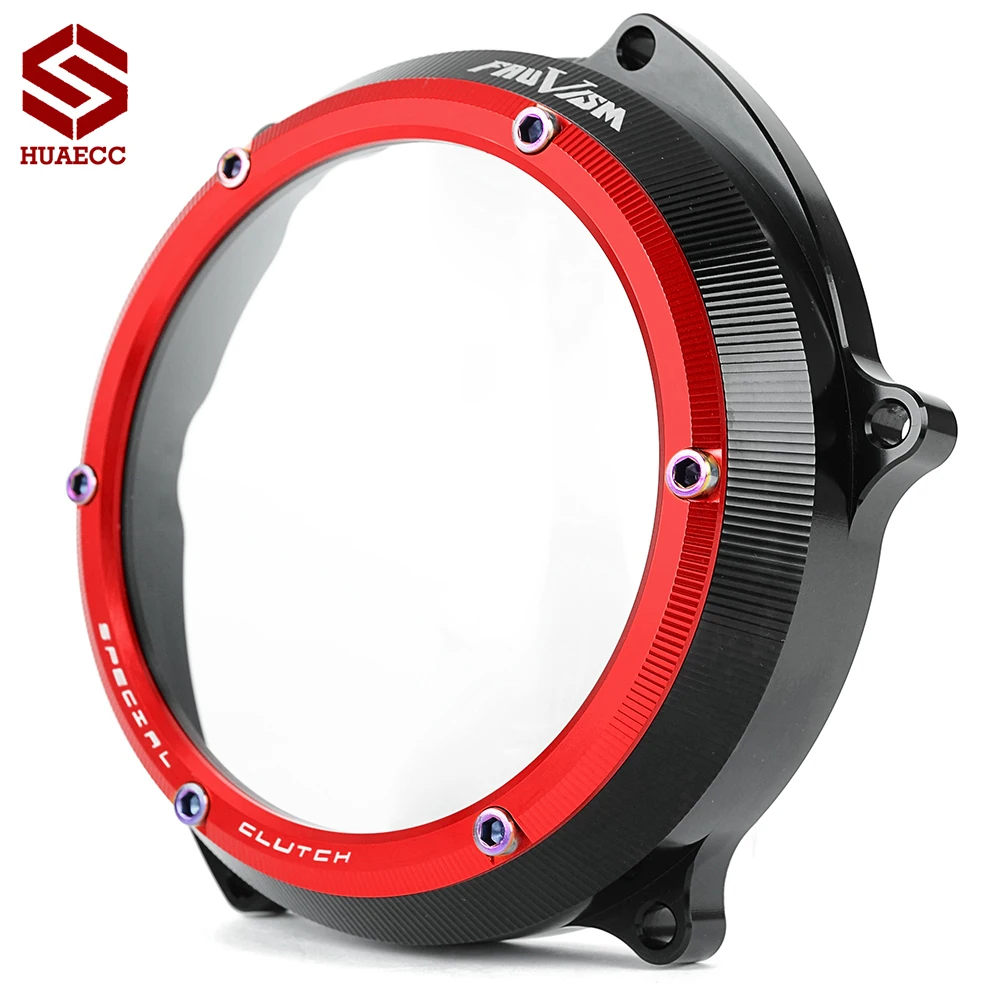 CNC Racing Clear Clutch Cover for Yamaha YZ250F YZ 250 F 2019-2025 YZ250FX  YZ 250 FX 2020 2021 2022 2023 2024 2025