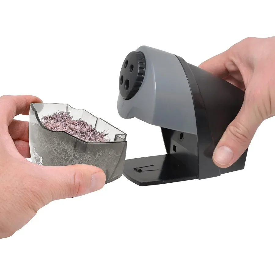 Compact Electric Multi Hole Horizontal Pencil Sharpener for Office and School Use Efficiently Sharpens Multiple Pencils at Once