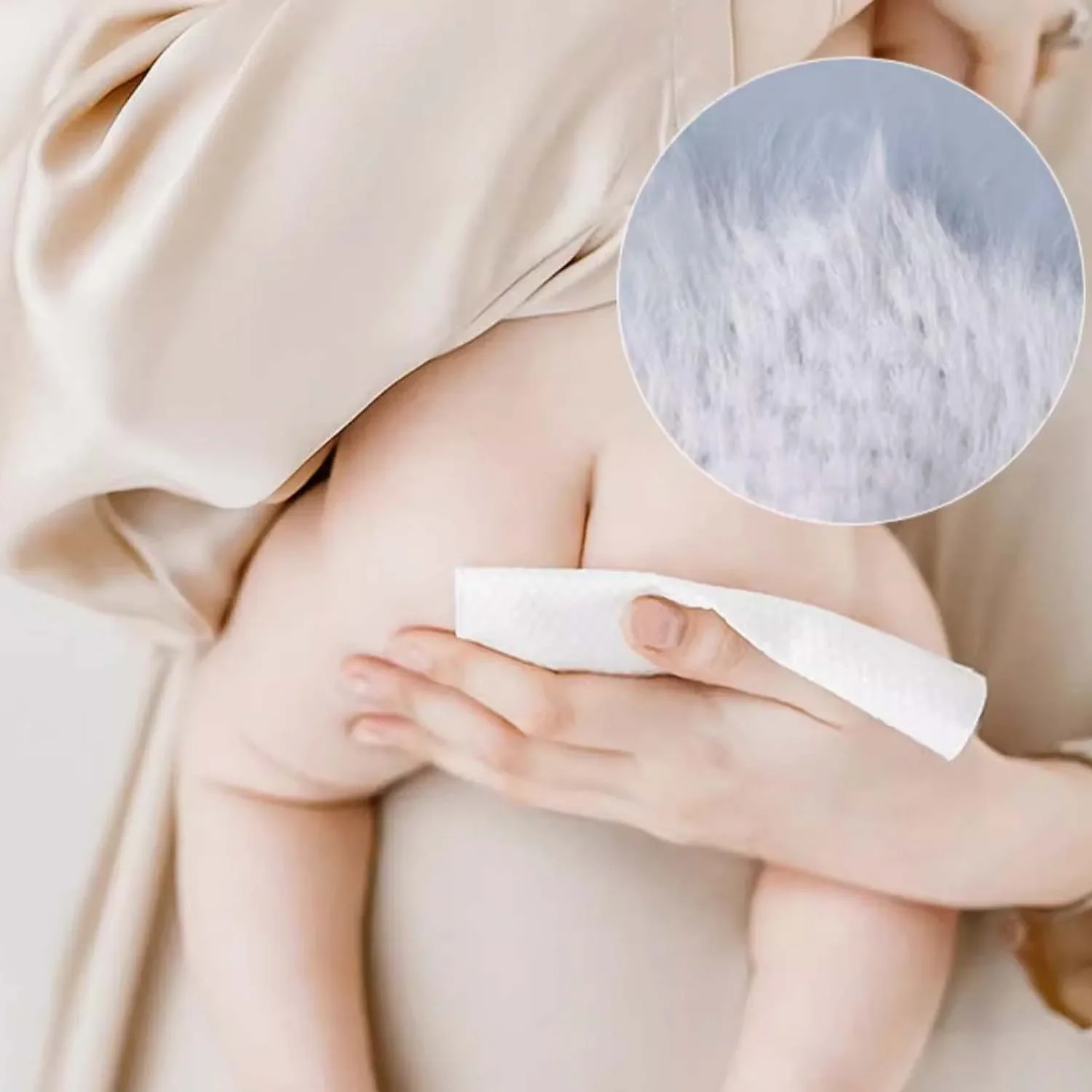 Wegwerp gezichtshanddoek Gezichtsreinigingsdoekjes Zachte absorberende make-up verwijderaar Doekjes voor reizen Spa Thuisgebruik Droog nat katoenen weefsel