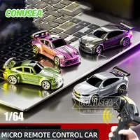 1/64 Mini Rc Racing Car Remote Control Sports Cars Off-Road High Speed Drift Desktop Micro Vehicle Children's Electric Toys Boys