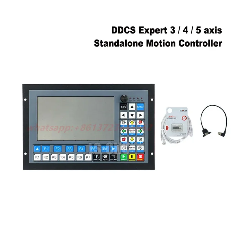 DDCS EXPERT 3/4/5 Axis Cnc System z Axis Probe  3d Edge Finder latest Extended Keyboard  75w24v power Motor Controller Kit