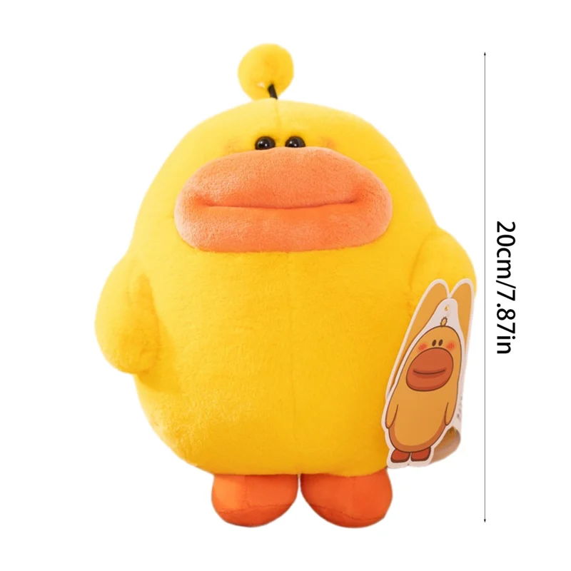 Stuffed Duck Keychain Plush Toy Pendant Funny Stuffed Animal Keyring Party Favors For Backpack Purse Hang Ornament For Home