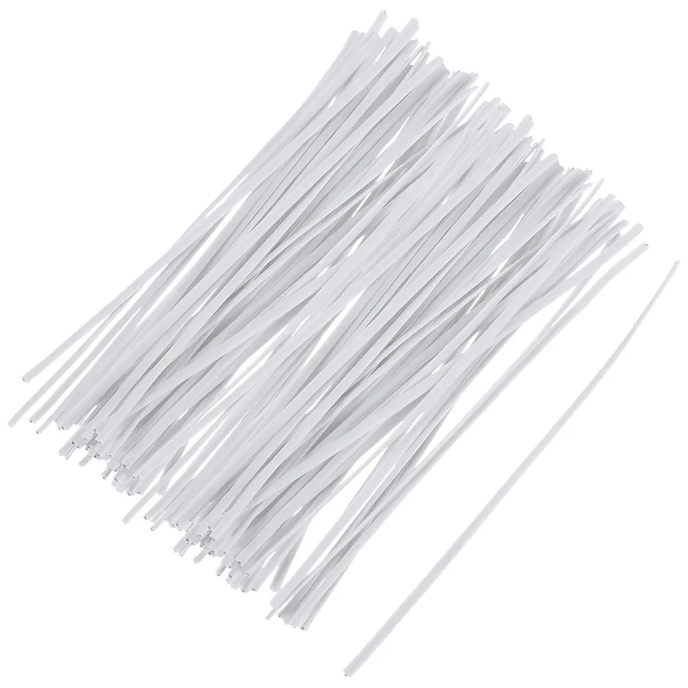 

1000pcs Data Cable Ties Heavy Duty Iron Core Reusable Wire for Electronics Electrical Garden Tie Wraps Fastening Cord