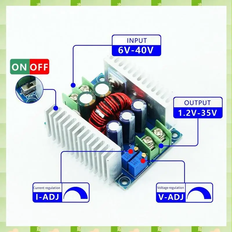 2025 300W 20A LED Driver DC-DC Buck Converter With Constant Current & Electrolytic Capacitor,300W 20A LED Driver DC-DC Buck Conv