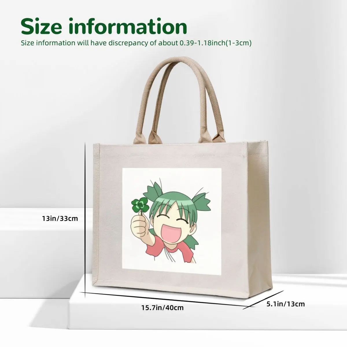 yotsuba Tote Bag Women's tote men's custom hand bags