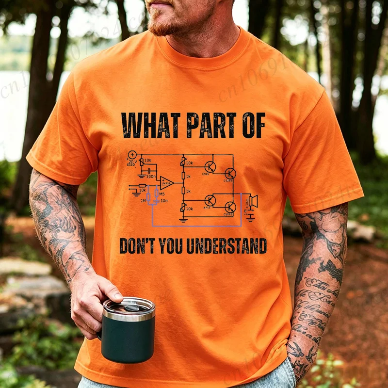 Welchen Teil der Elektronik verstehst du nicht? Ingenieur Herren T-Shirt Kurzarm T-Shirt Elektriker Arbeitskleidung Geschenke – Detail 6