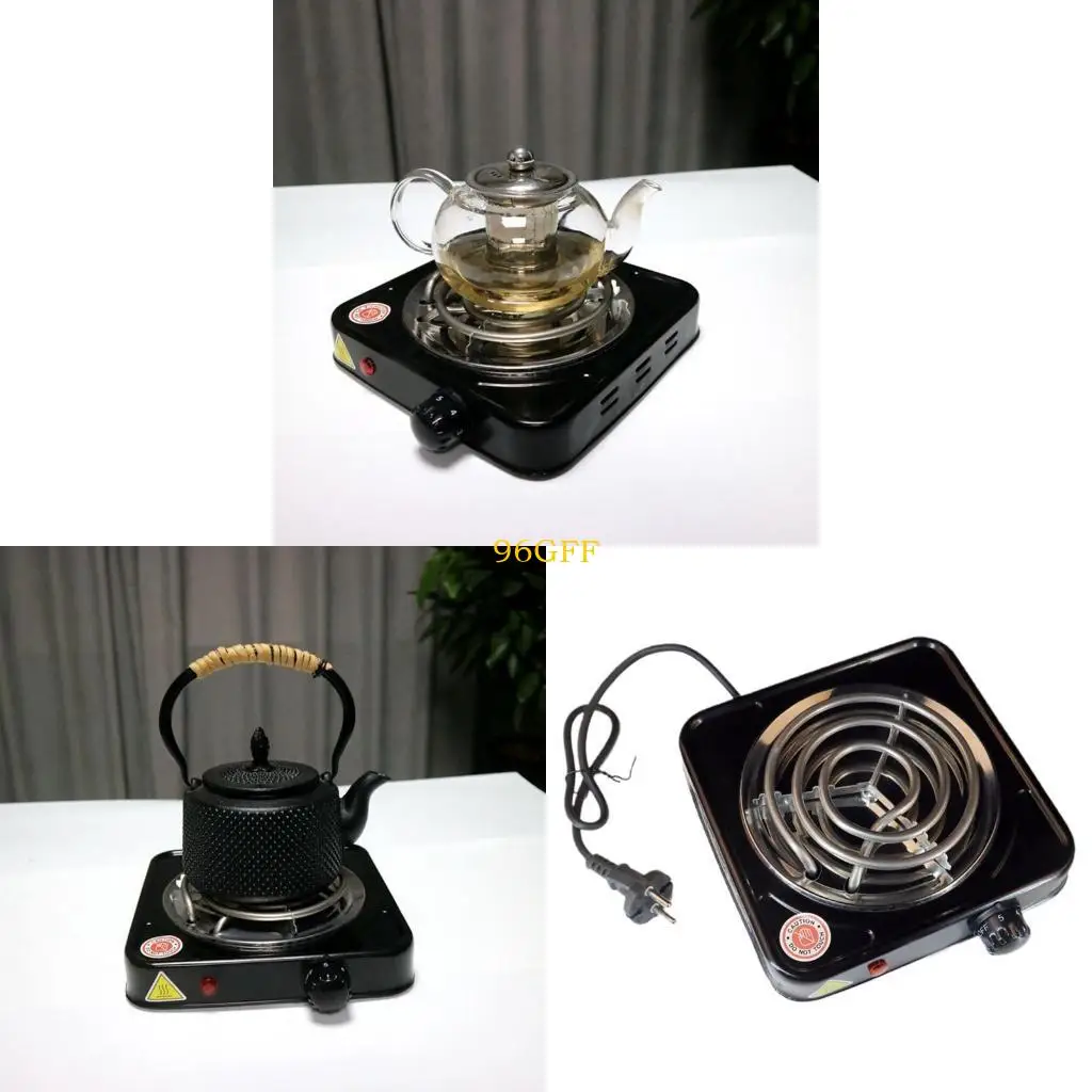 

96GF Portable Heat Preservation Electric for Burner Single Stove Mini Hotplate Adjustable Temperature Home Kitchen Co