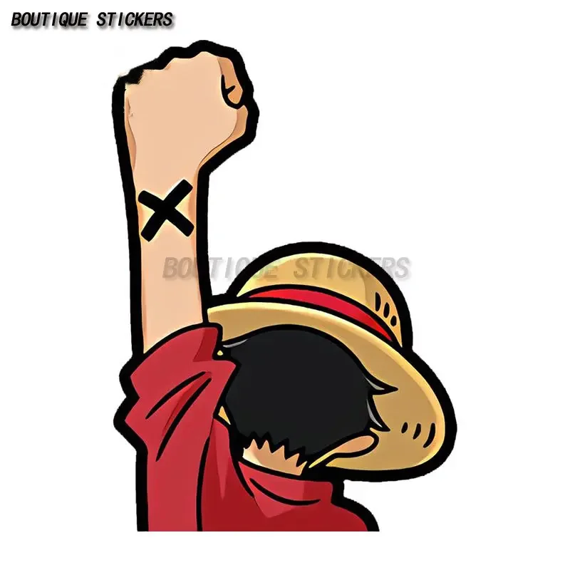 

Funny ONE PIECE Car Stickers Car Motorcycle Decoration Accessories Waterproof PVC Stickers Laptop Computer Luggage Stickers