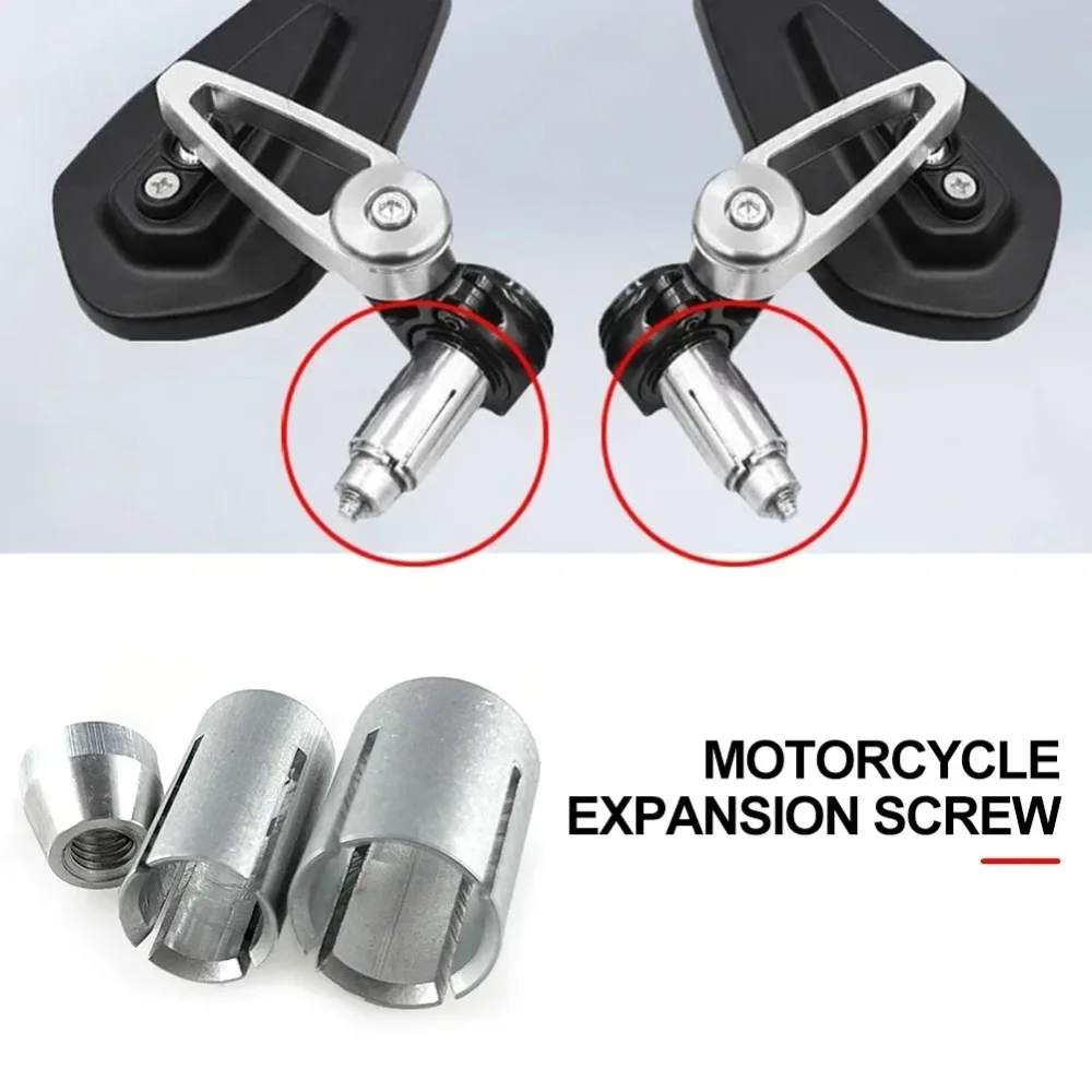 Durable 13-9mm Expansion Screw Metal Handguard Handlebar End Plugs Screw Handle Bar Expand Screws