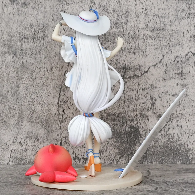 24CM Arknights Skadi Seaside Summer The Corrupting Heart Elite Anime PVC Action Figure ToyS Game Collectible Model Doll