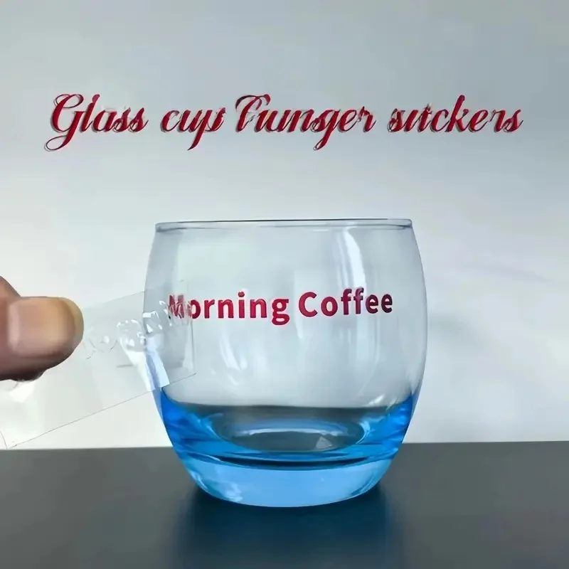 100 PCS Stiker Transfer DTF Emas Custom Logo Perusahaan untuk Botol Pernikahan, Tas Kemasan, Kotak, Stiker Transfer Personal