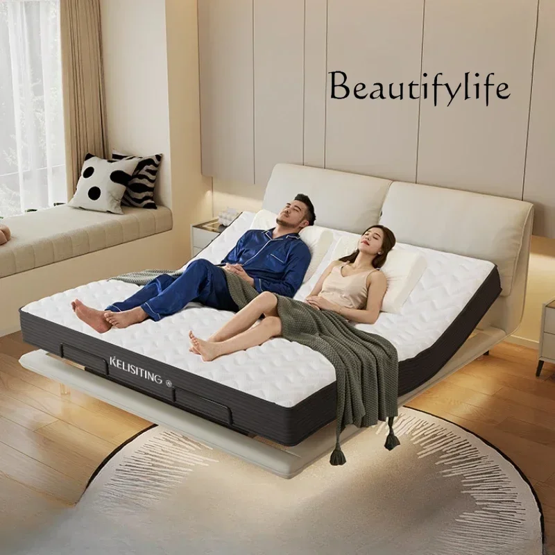 

X Элегантная современная двуспальная кровать, роскошная мягкая кровать для взрослых, регулируемая электрическая кровать Cama Box, Casal, мебель для спальни