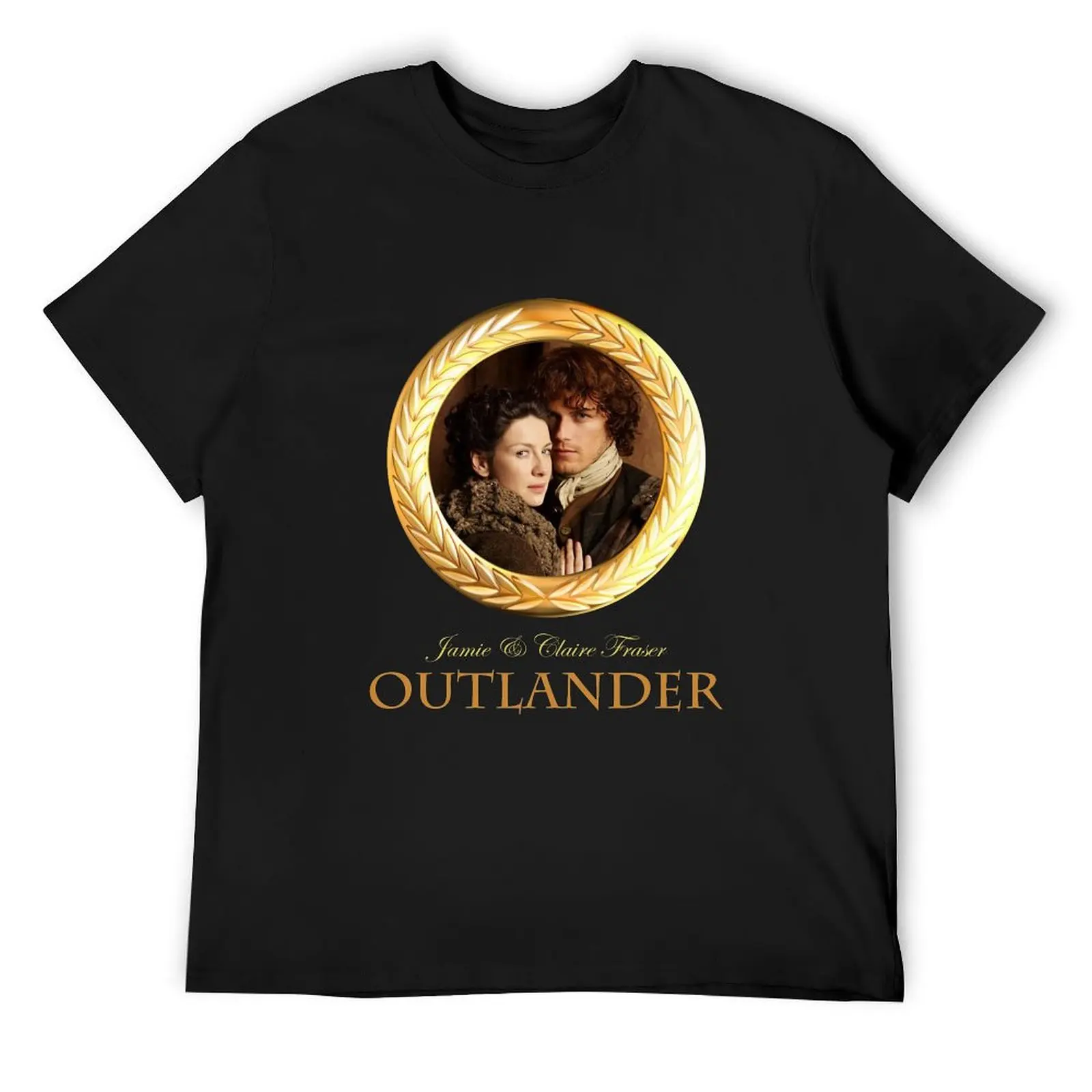 Jamie & Claire Fraser Outlander T-Shirt boys whites anime t shirts workout shirts for men