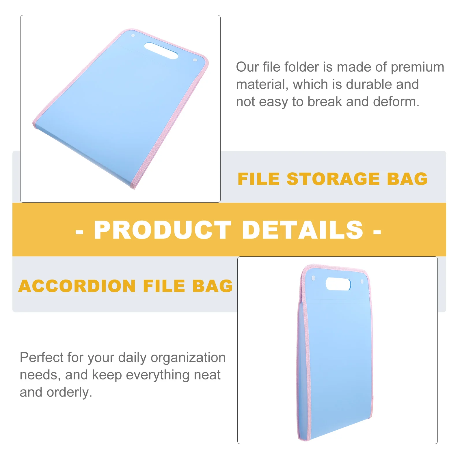 

Multi-Layer 13-Layer Accordion File Organizer Portable Document Folder Receipt Organizer Document Holder Office File Folder