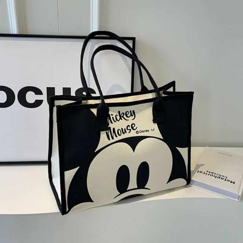 

2026 New Arrival Disney Mickey Mouse Shoulder Bag for Women Fashion Cartoon Handbag Crossbody Tote Bag Ladies Casual Purse