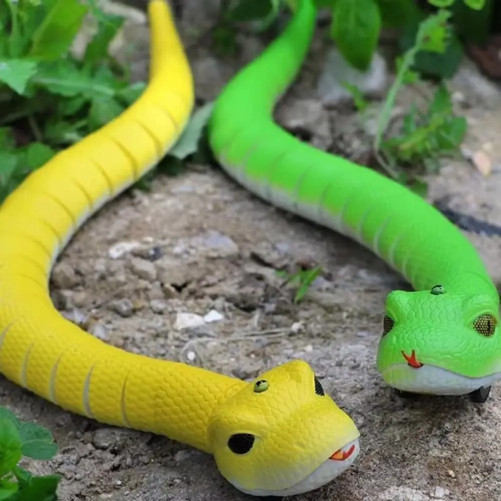 งูไฟฟ้าบังคับวิทยุ งูเลื้อยคลาน งูเล่นตลก งูหุ่นยนต์ งูอิเล็กทรอนิกส์ สำหรับการแสดงบนเวที พกพาสะดวก