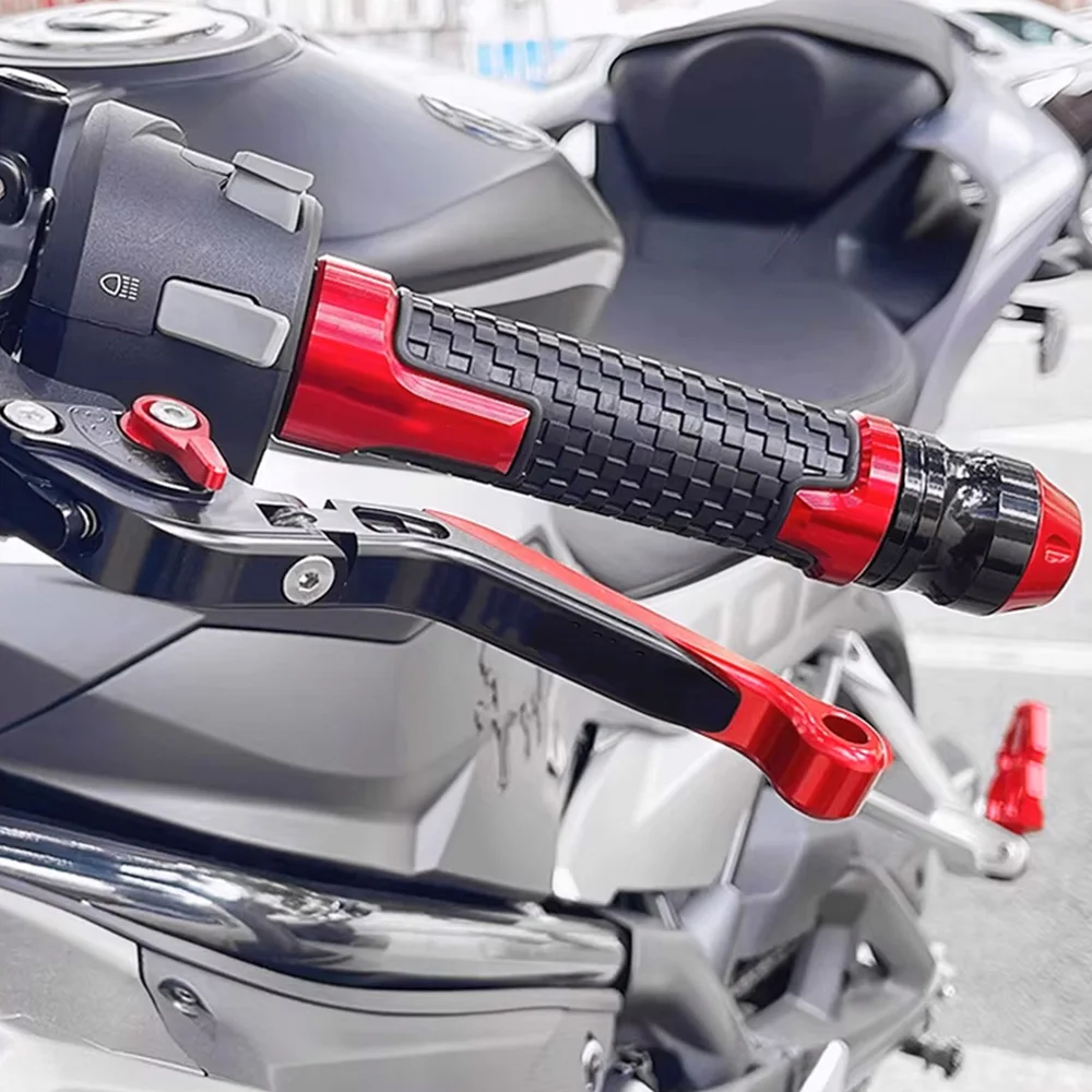 CNC Aluminum Rubber Handlebar Grips For YAMAHA XMAX125 XMAX200 XMAX 125/200/250/400 XMAX250 XMAX400 All Years Motor Accessories