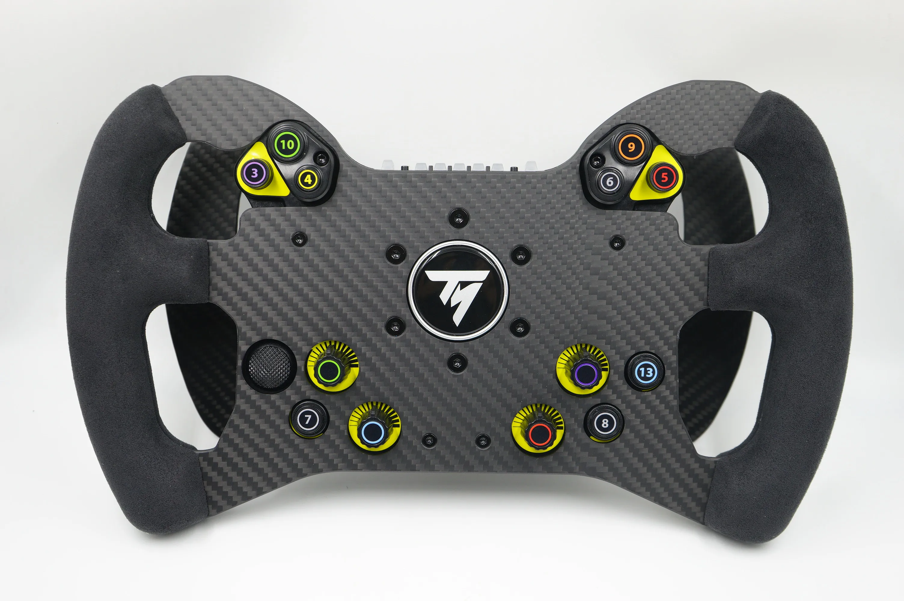 SIMPUSH Formula F1 Racing Sim Wheel Mod GT3 GT4 Sim Racing Simracing For Thrustmaster EVO Racing 32R Leather