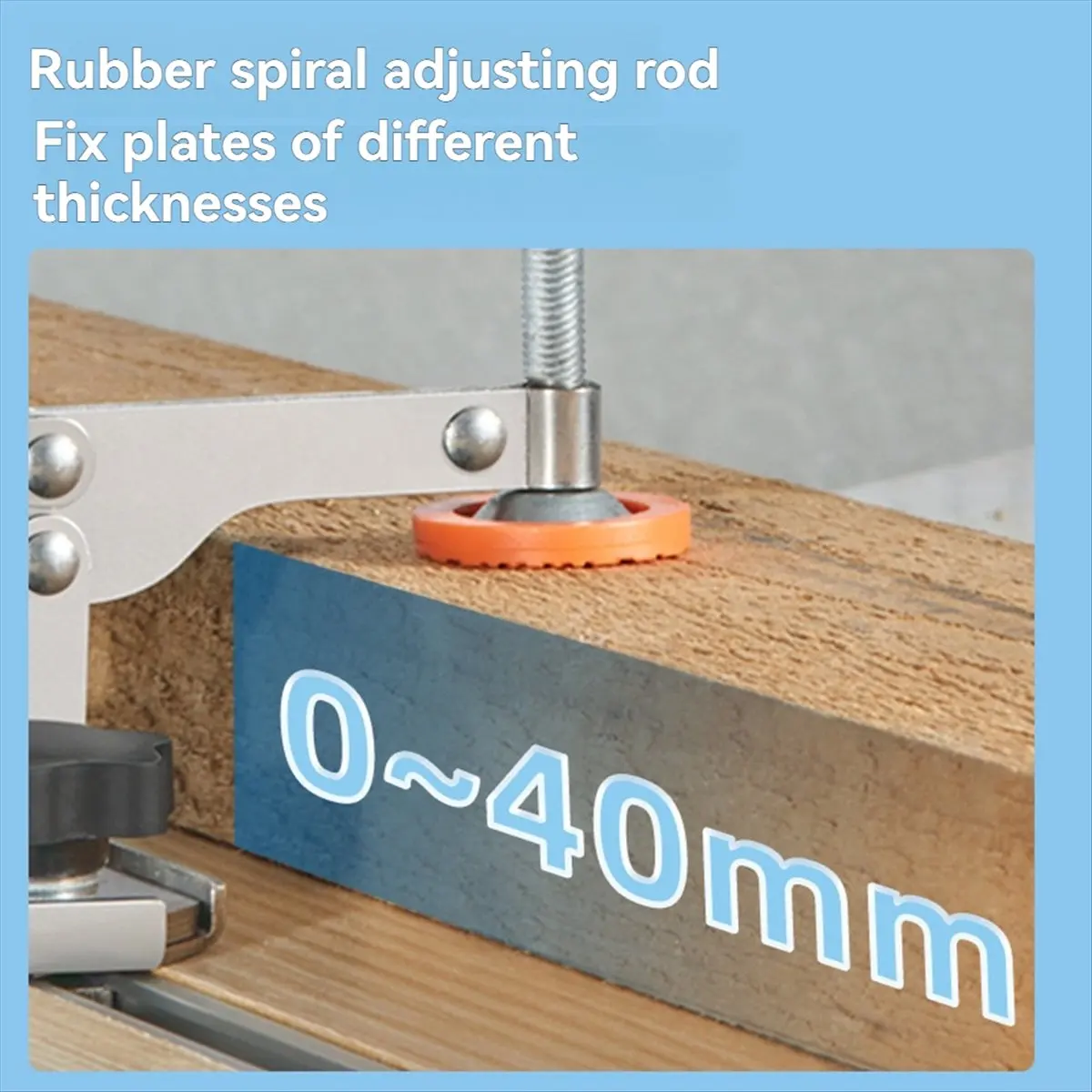 أفضل 2XToggle المشابك النجارة الثقيلة الإفراج السريع المشبك مزلاج دفع سحب القدم منضدة لقط المشابك للنجارة #2