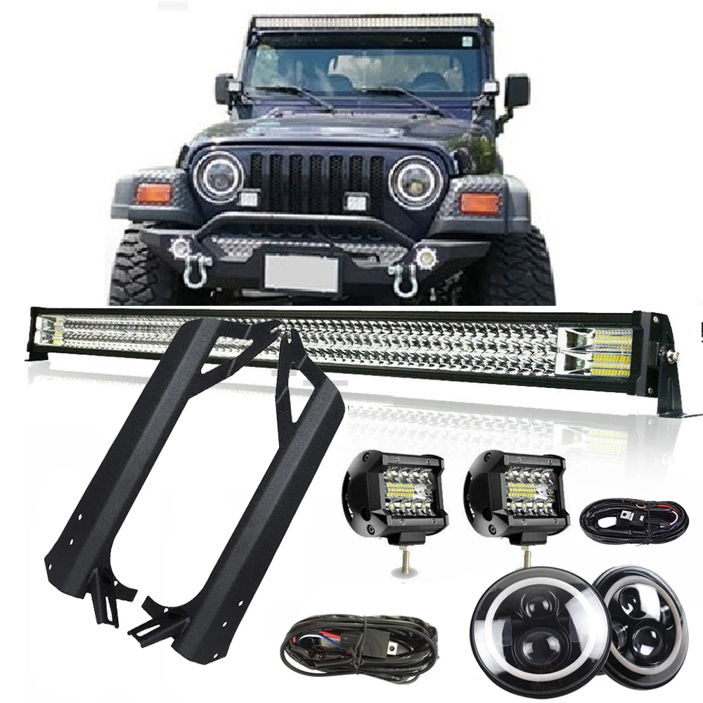 68048762ab – מדריך מפורט לשקופיות LED ל Jeep Wrangler TJ 97-06