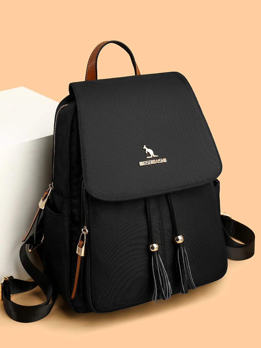 

Ele Waterproof Ox Cloth Women's Bapa Casual Outdoor Travel Durable Ladies Bookbag Faionable Korean Sle