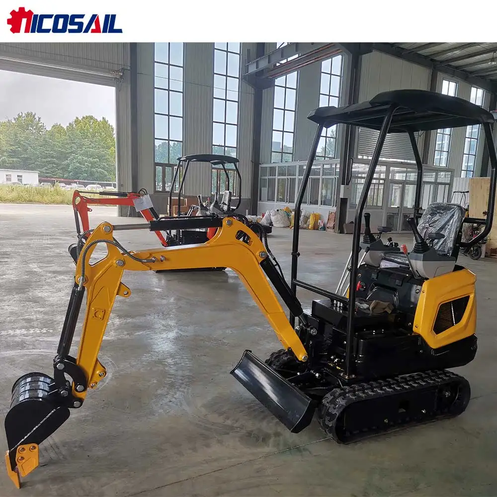 Mini Crawler Excavator High Performance EUR5 EPA Compliant for Construction Animal Husbandry - China Manufacturer