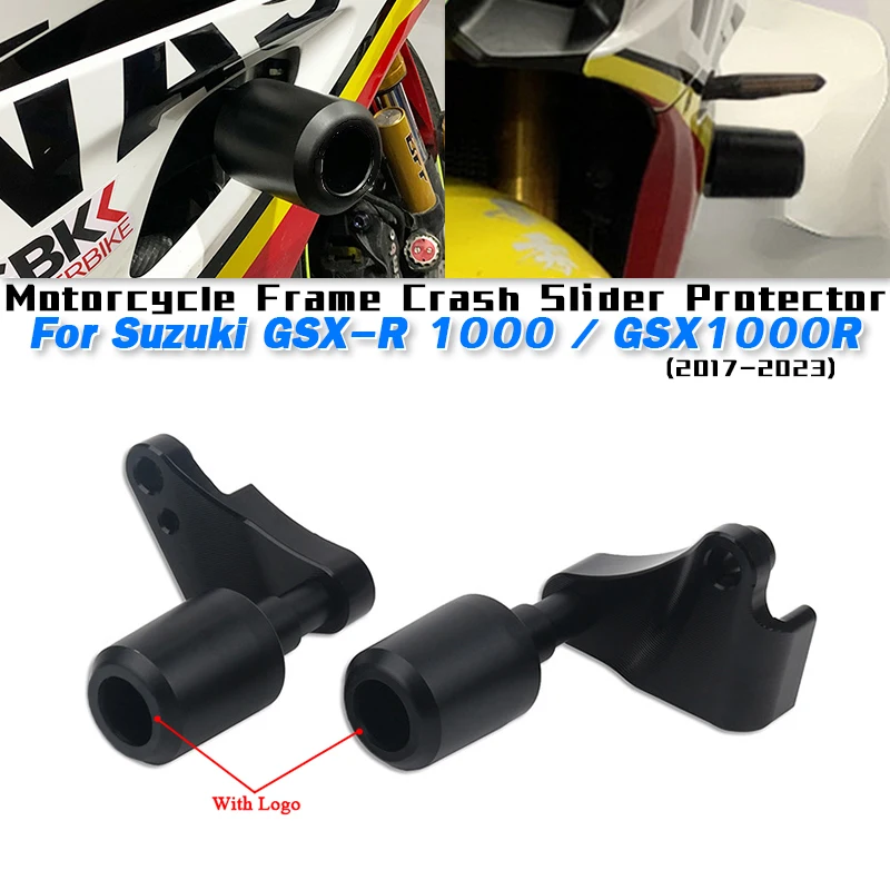 

For Suzuki GSX-R1000 GSX1000R 2017-2023 Motorcycle Frame Crash Slider Protector Pad Motorcycle Anti-falling Protection Crash Pad