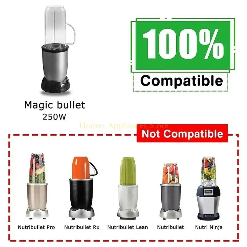 D0AB 블렌더 컵 블렌더 교체 부품 믹서 블레이드 쥬스 컵 마법 용 플라스틱 재료 250W MB1001 시리즈 블렌더