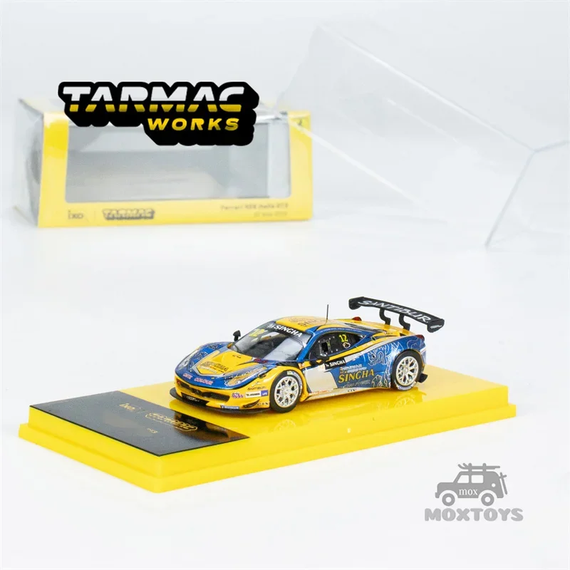 

Tarmac Works 1:64 458 Italia GT3 NO.12 Diecast Model Car