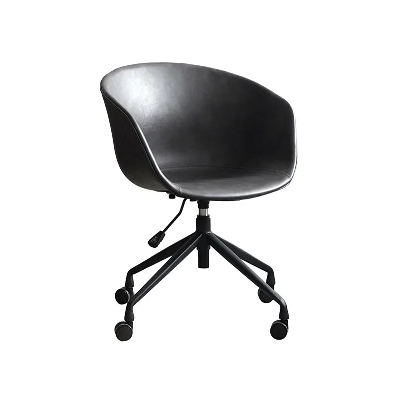 Silla de juegos para el hogar con elevación giratoria de lujo, luz nórdica, silla de ordenador, escritorio de estudio de lujo ligero