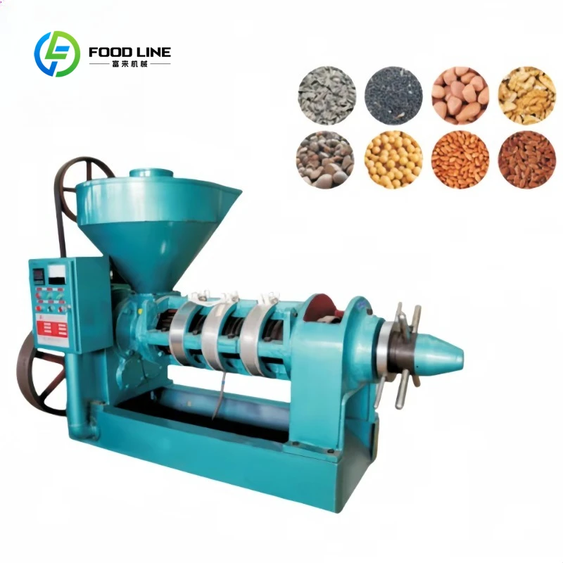 270kg/h Commercial Spiral Oil Press Edible Oil Extractor For Sunflower Peanut Soybean