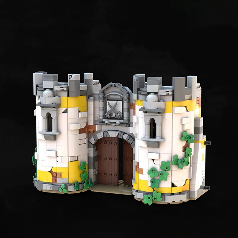 

1380PCS MOC Gatehouse - Fort Broadbrick Creative Children Brick Pirates Toy Birthday Building Gift Blocks