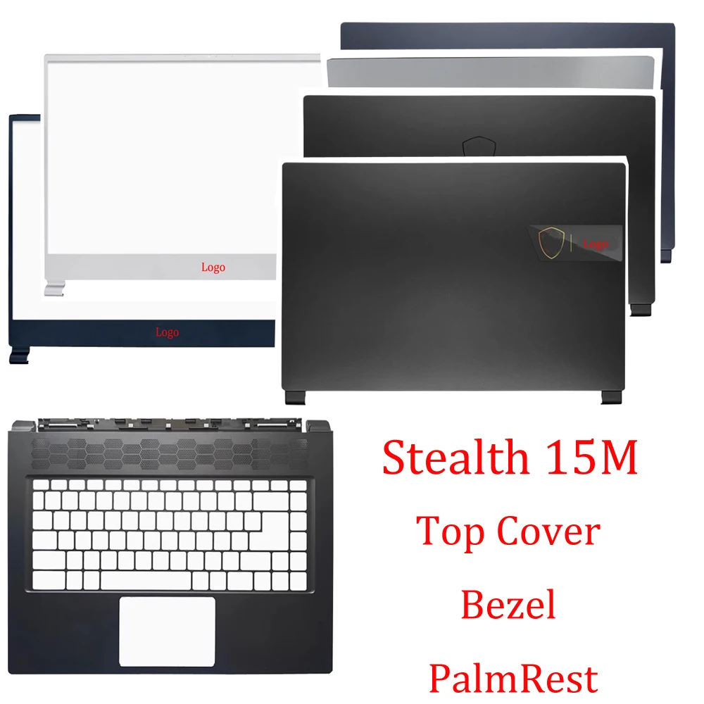 Dark-Blue Black White Top Cover Bezel PalmRest For MSI Stealth 15M A11SD A11SDK A11SEK A11UE A11UEK A11UEKV B12U B12UE New