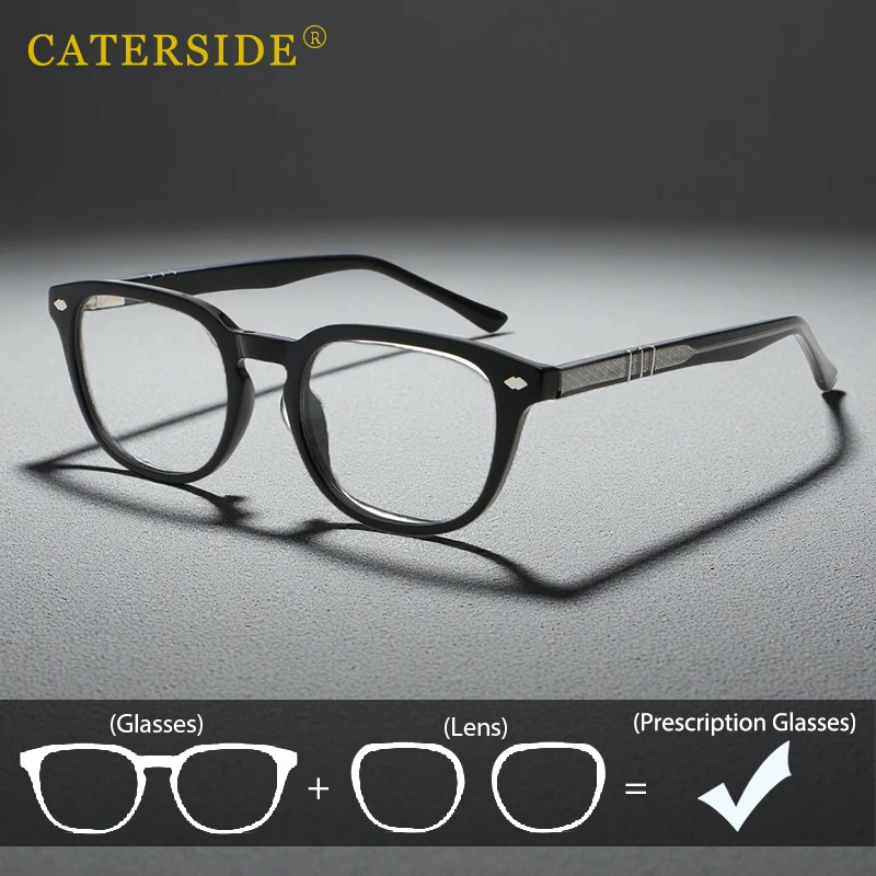 

CATERSIDE новые модные очки по рецепту квадратные простые дизайнерские оправы для очков анти-синий свет компьютерные очкиоптические