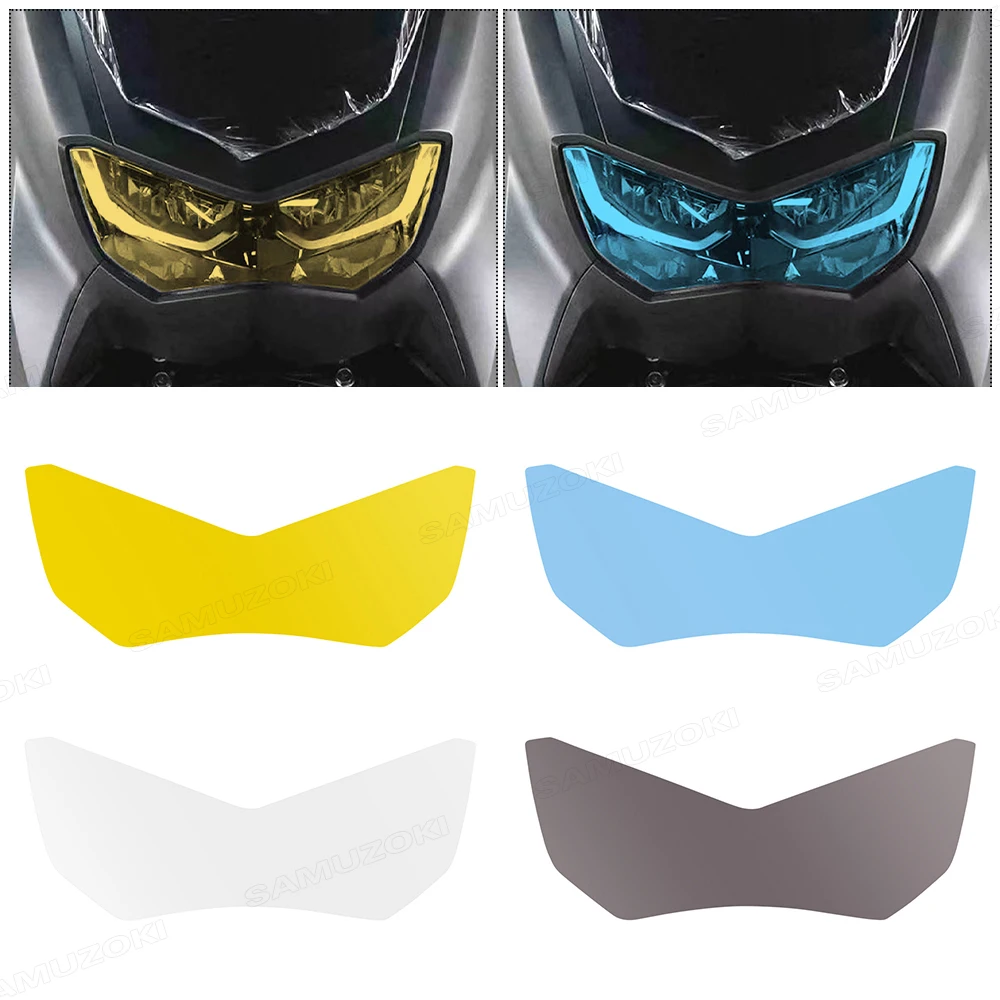 

Fit For Yamaha NMAX 155 NMAX155 2020 2021 Clear Motorcycle Front Fairing Headlight Guard Film Head Light Protection Sticker
